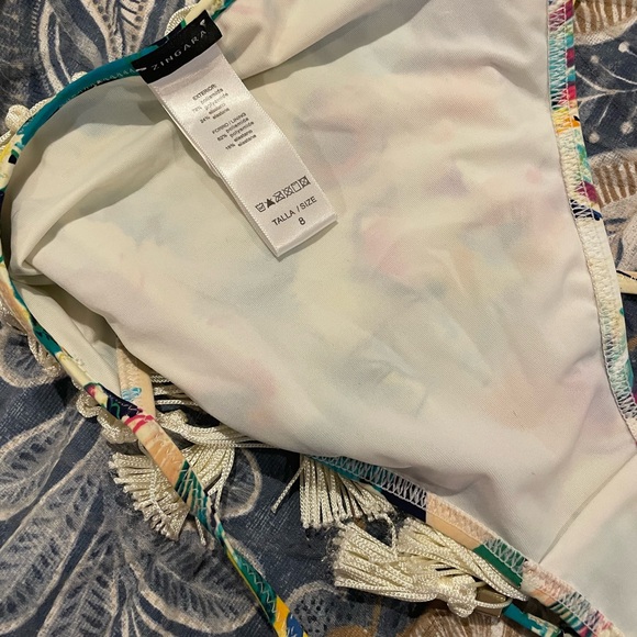 ZINGARA 2 piece Swimsuit top size 10/Bottom size 8 - Picture 2 of 9